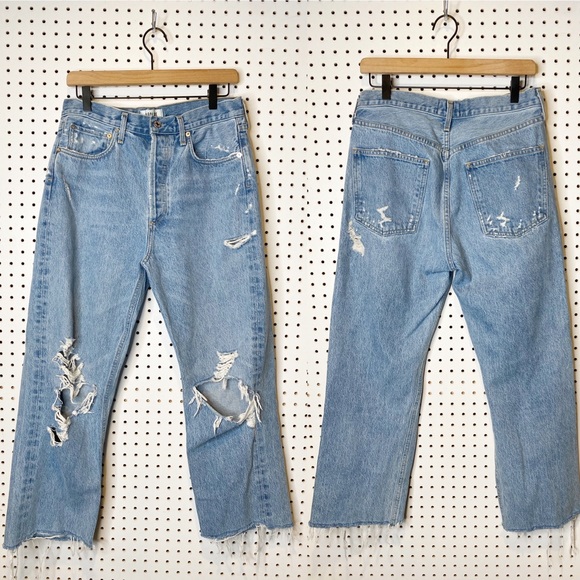 Agolde | 90s Mid Rise Straight Fit Jeans A089C-811Sz. 28 - Picture 3 of 11